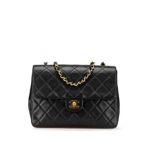 Mini Square Classic Lambskin Flap
