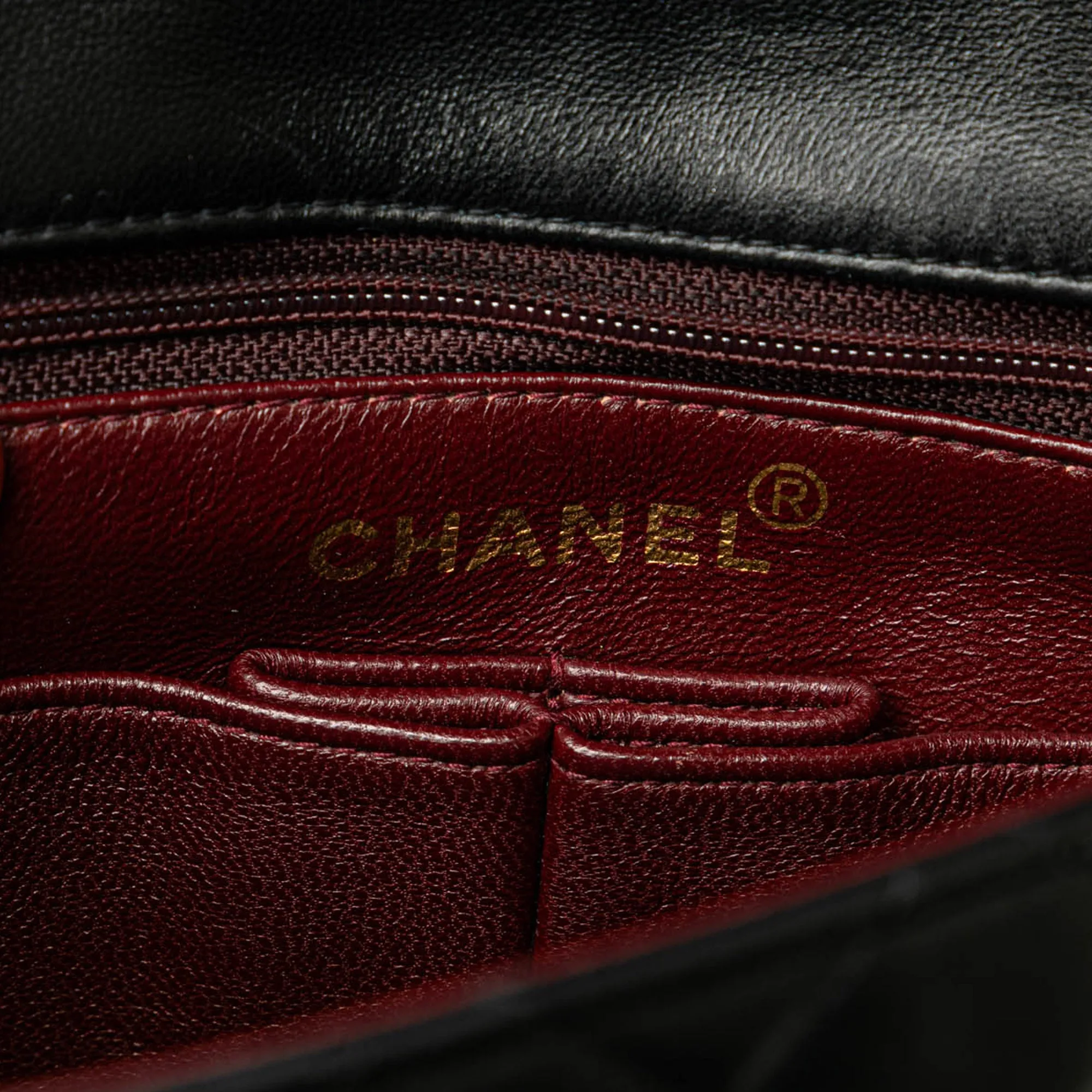 Mini Square Classic Lambskin Flap