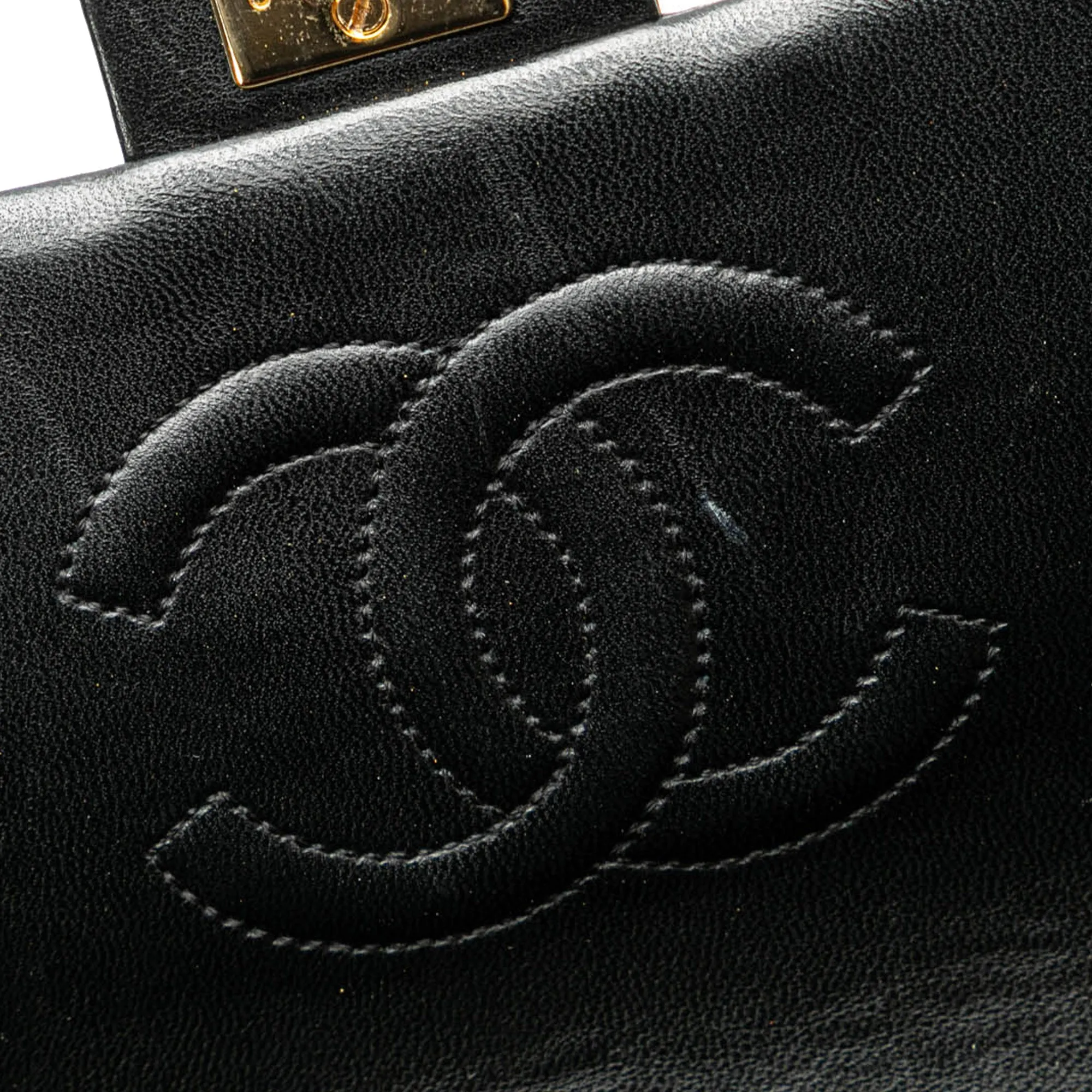 Mini Square Classic Lambskin Flap