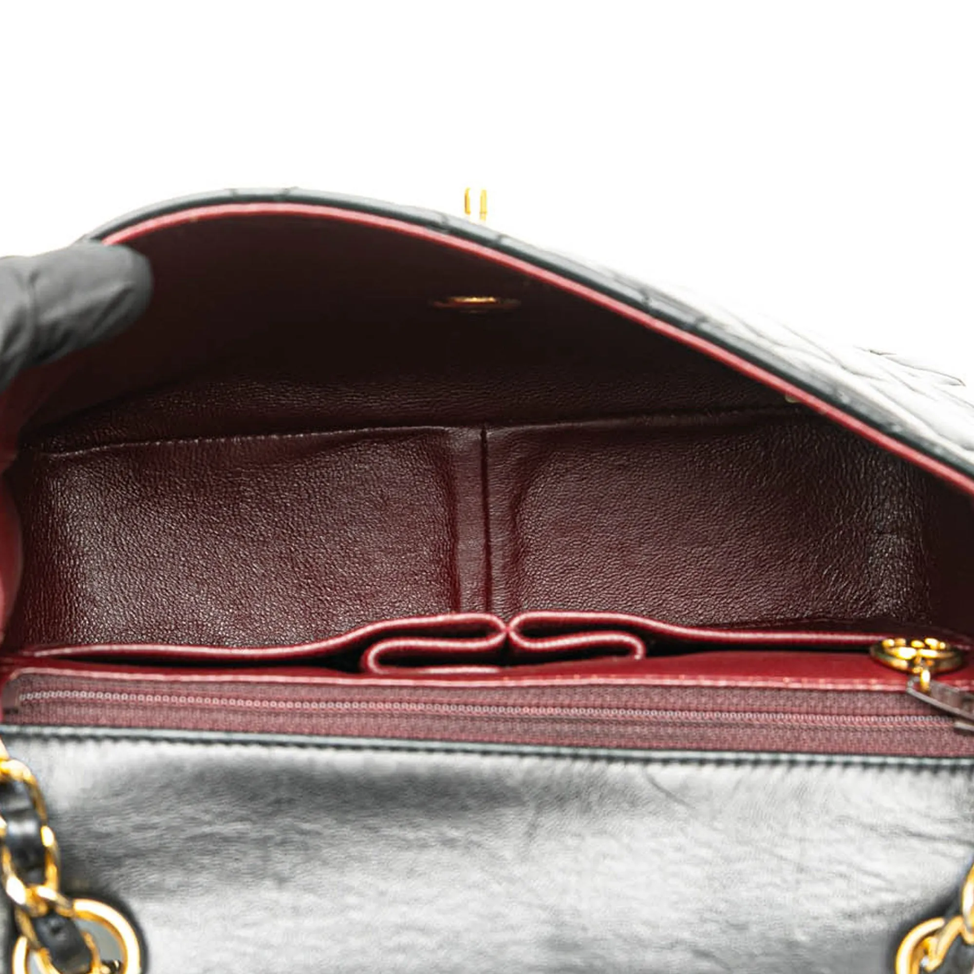 Mini Square Classic Lambskin Flap