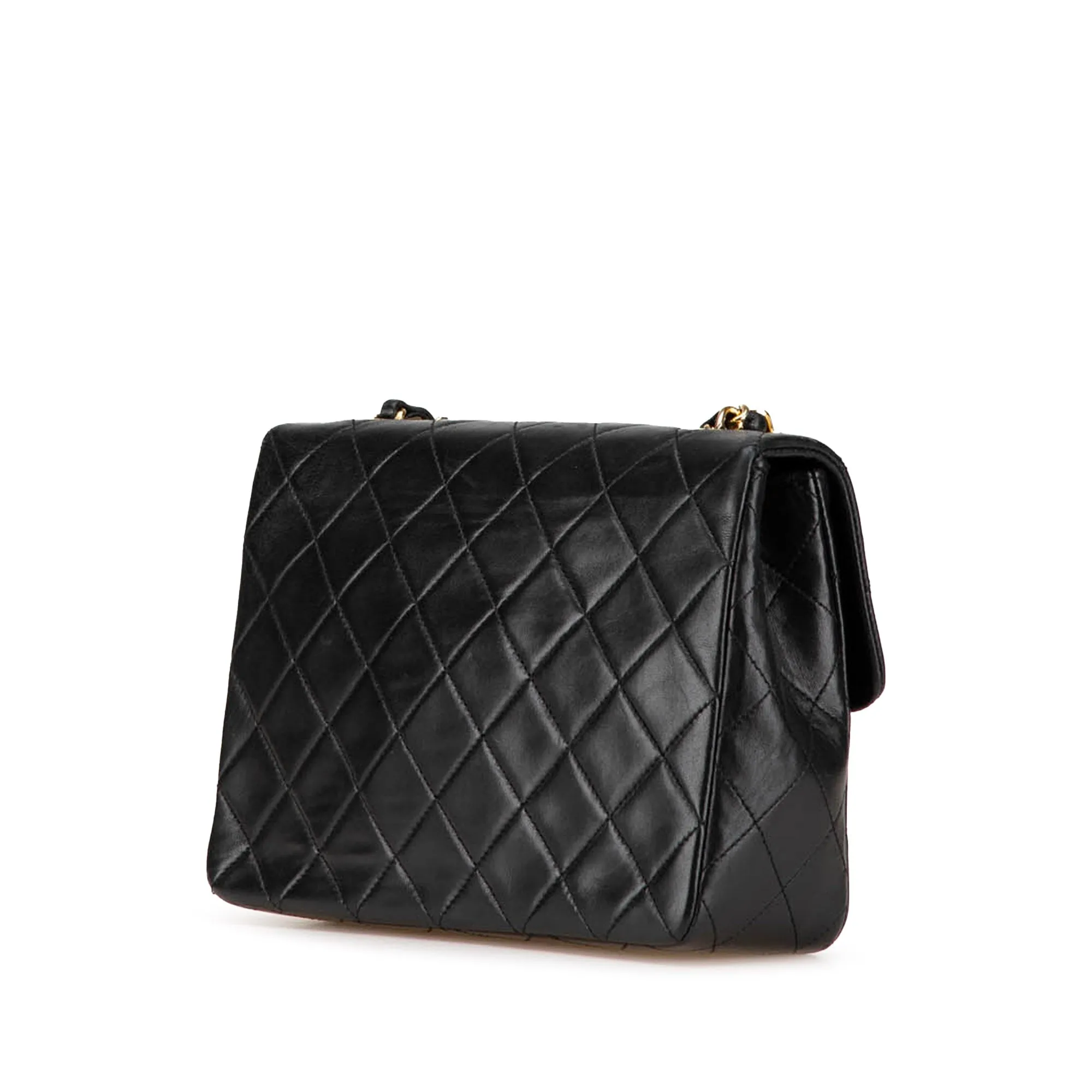 Mini Square Classic Lambskin Flap
