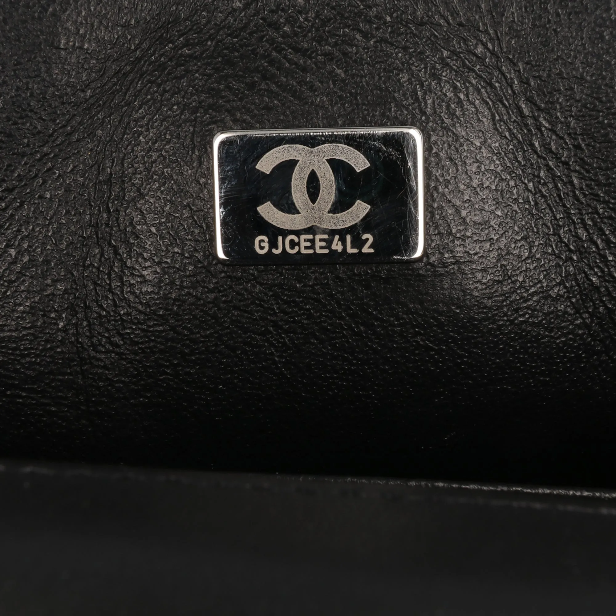 Mini Square Classic Patent So Black Single Flap