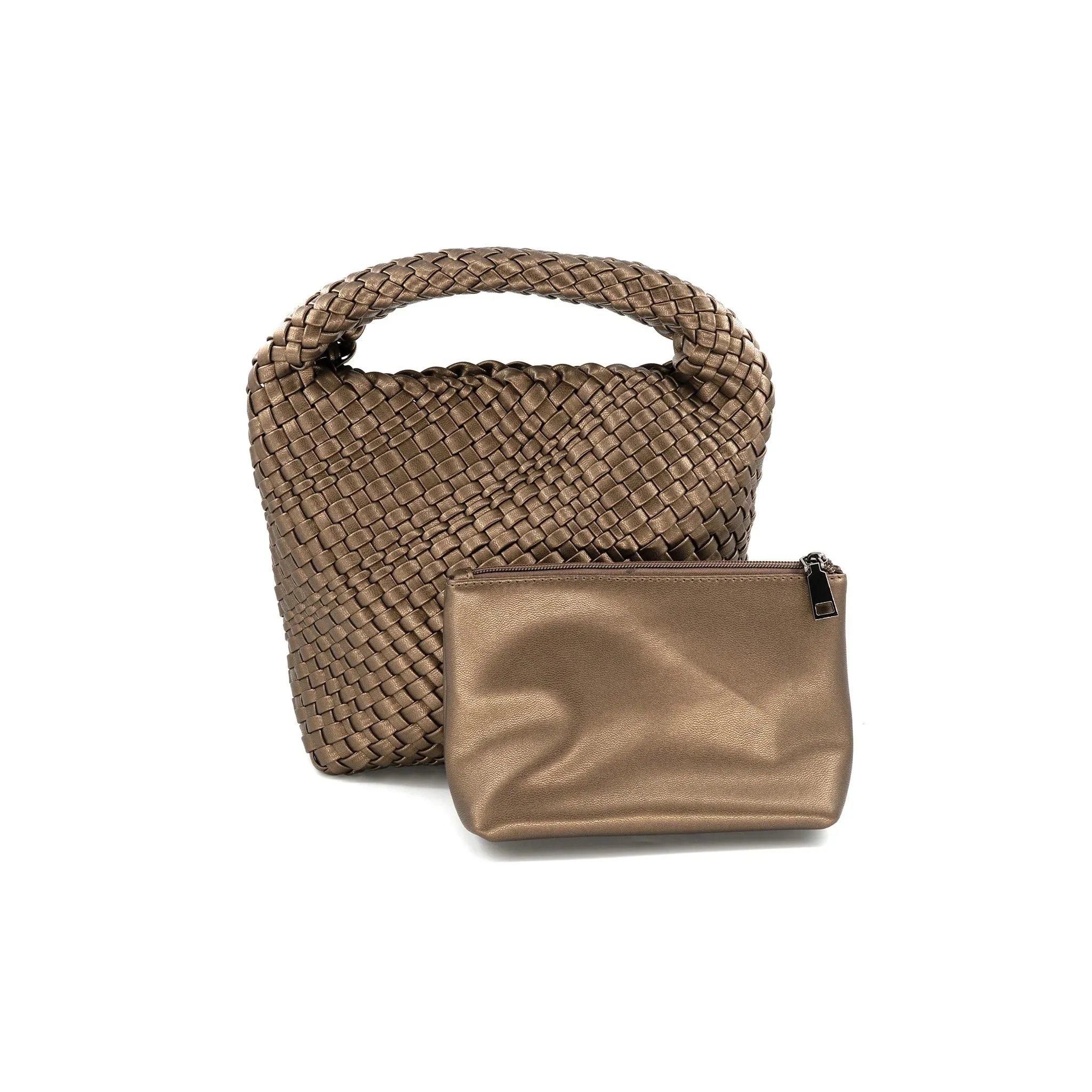 Mini Woven Hobo Purse
