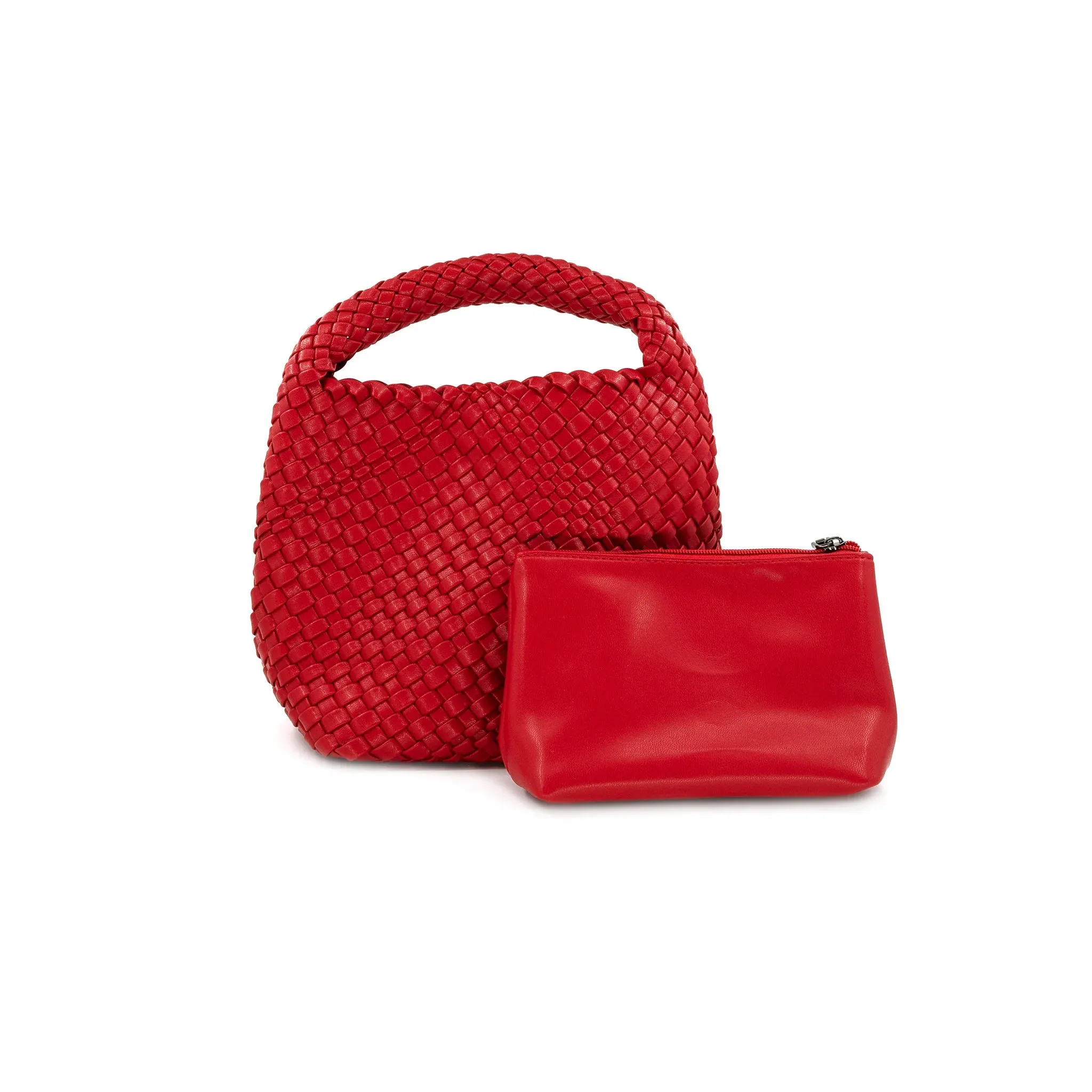 Mini Woven Hobo Purse