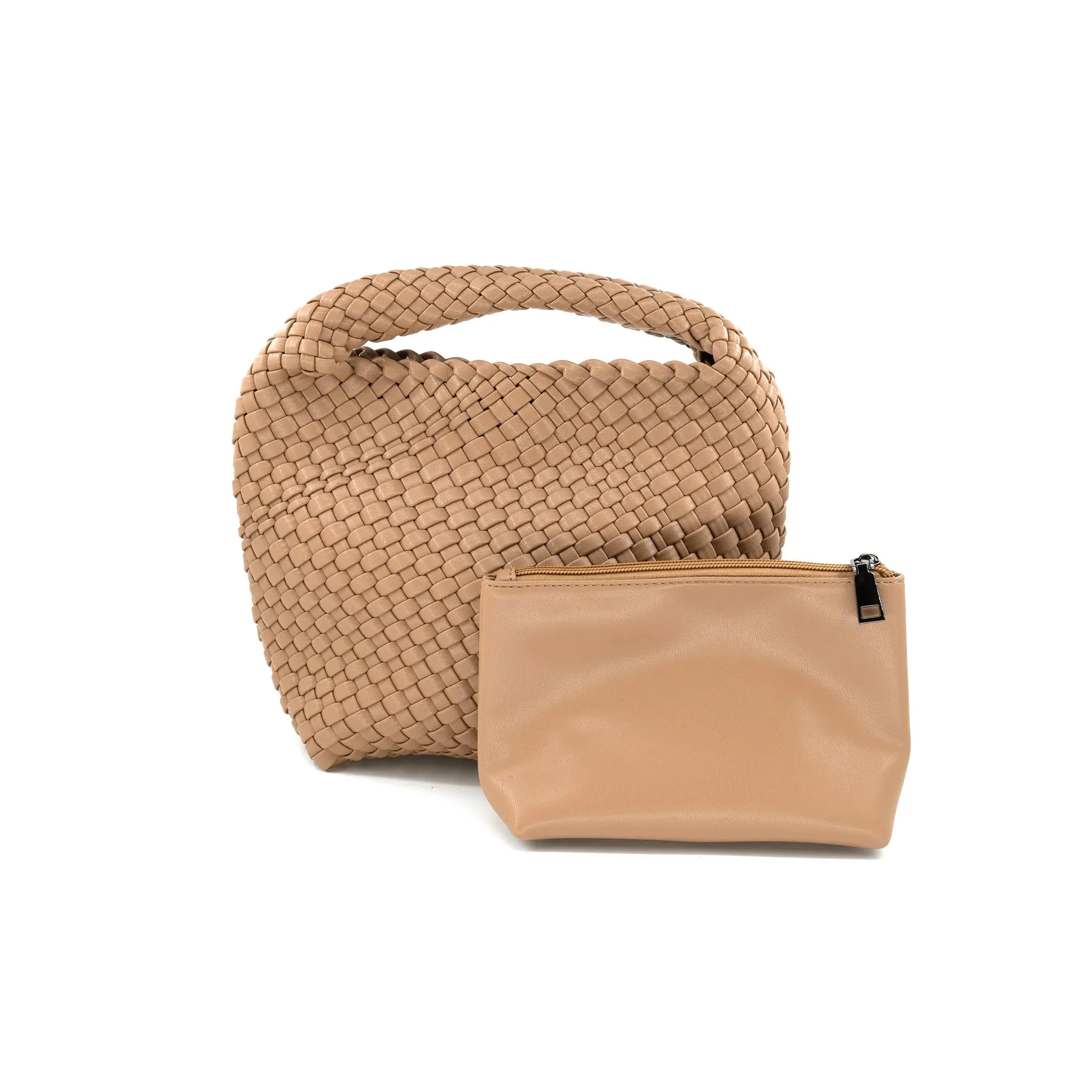 Mini Woven Hobo Purse