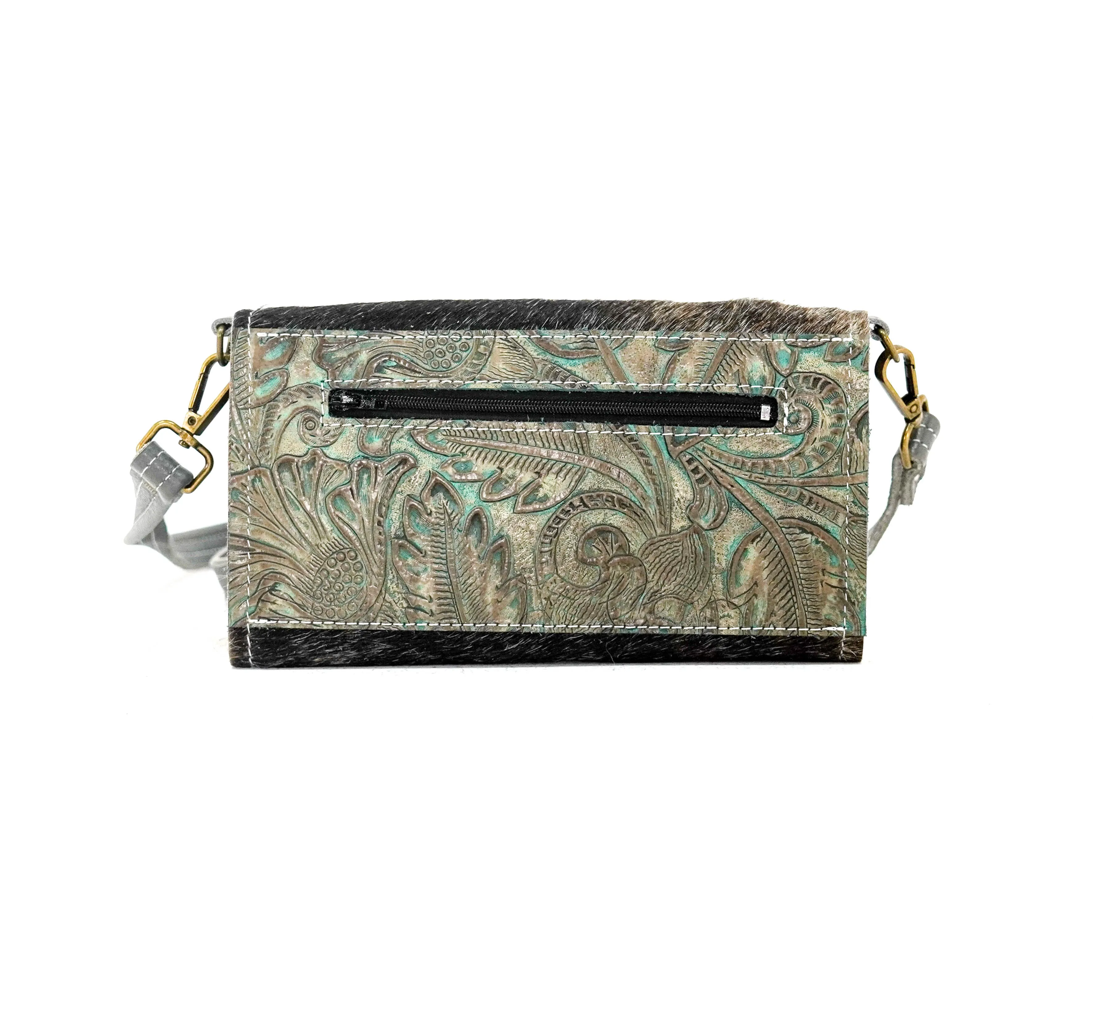 Miranda - Dark Brindle w/ Turquoise Autumn