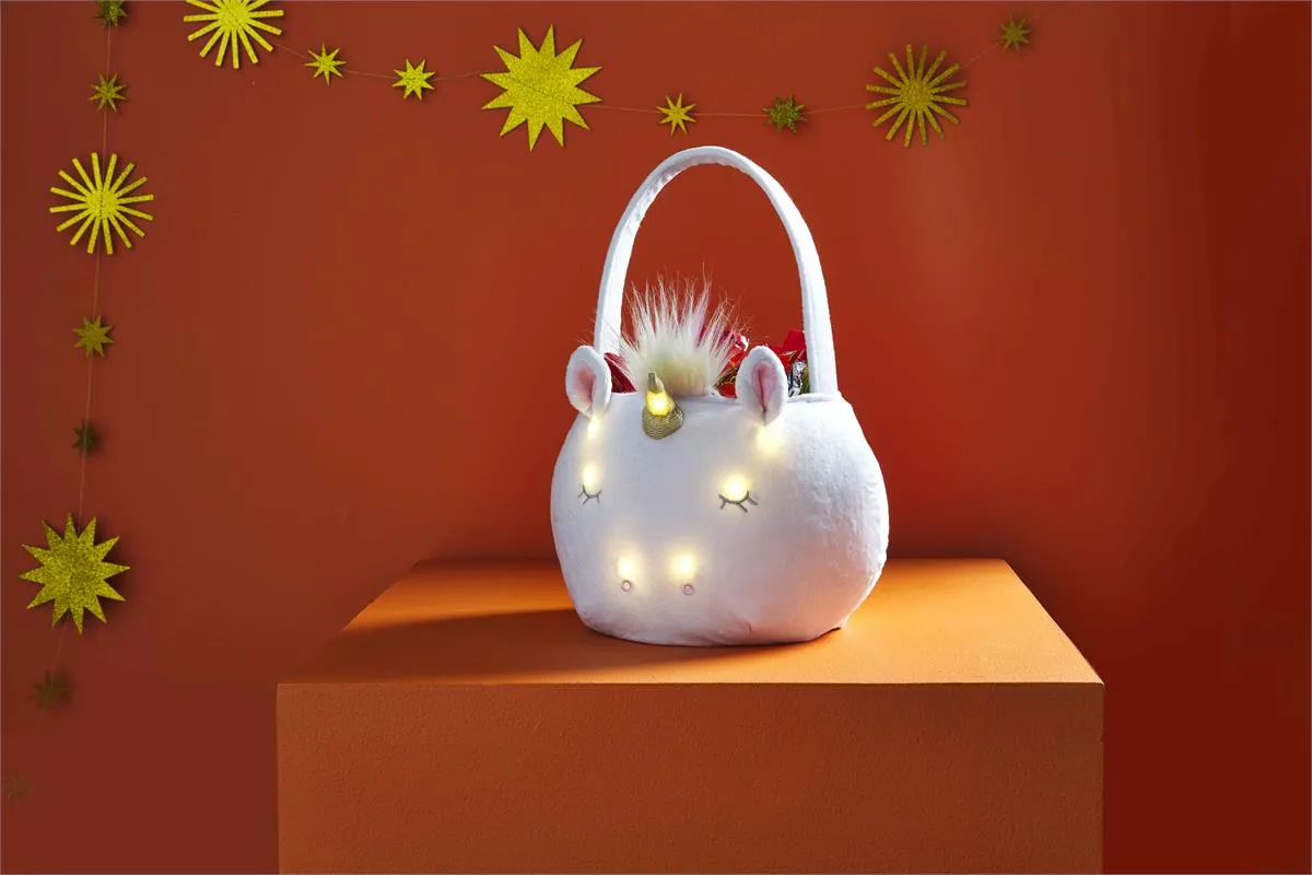 Mud Pie Light Up Unicorn Treat Bag