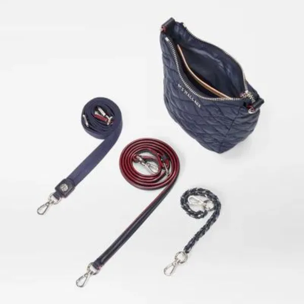 MZ Wallace Crosby Go Bag in Navy Dawn