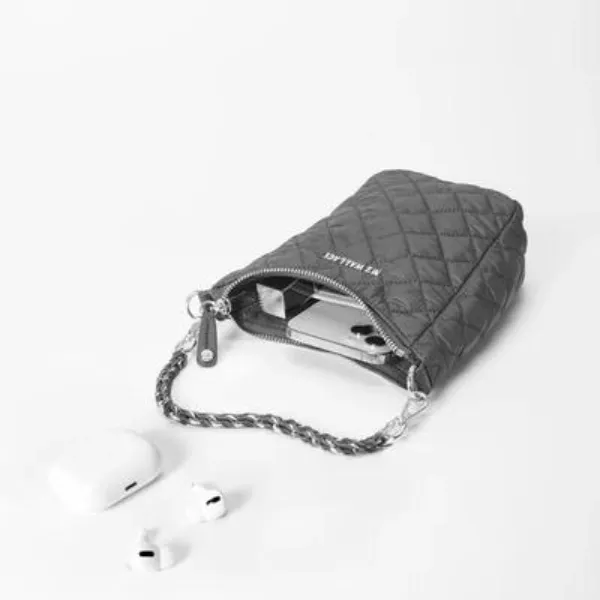MZ Wallace Crosby Go Bag in Navy Dawn