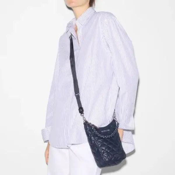 MZ Wallace Crosby Go Bag in Navy Dawn