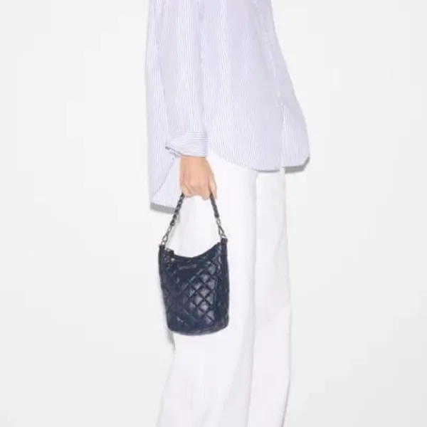 MZ Wallace Crosby Go Bag in Navy Dawn