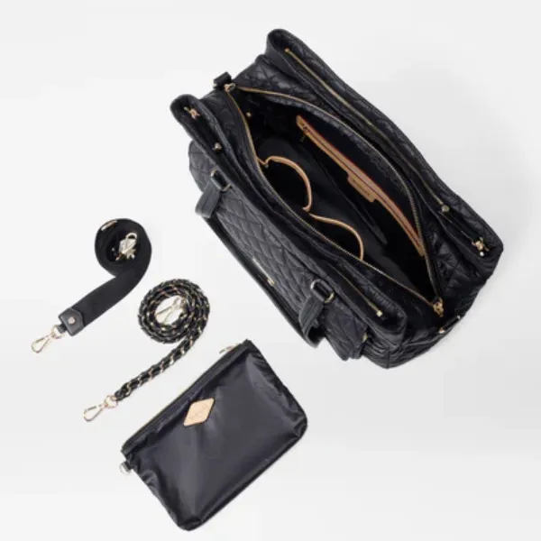 MZ Wallace Crosby Lock Tote in Black