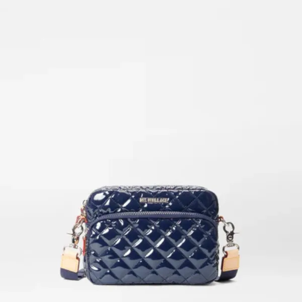 MZ Wallace Small Metro Camera Bag in Navy Lacquer
