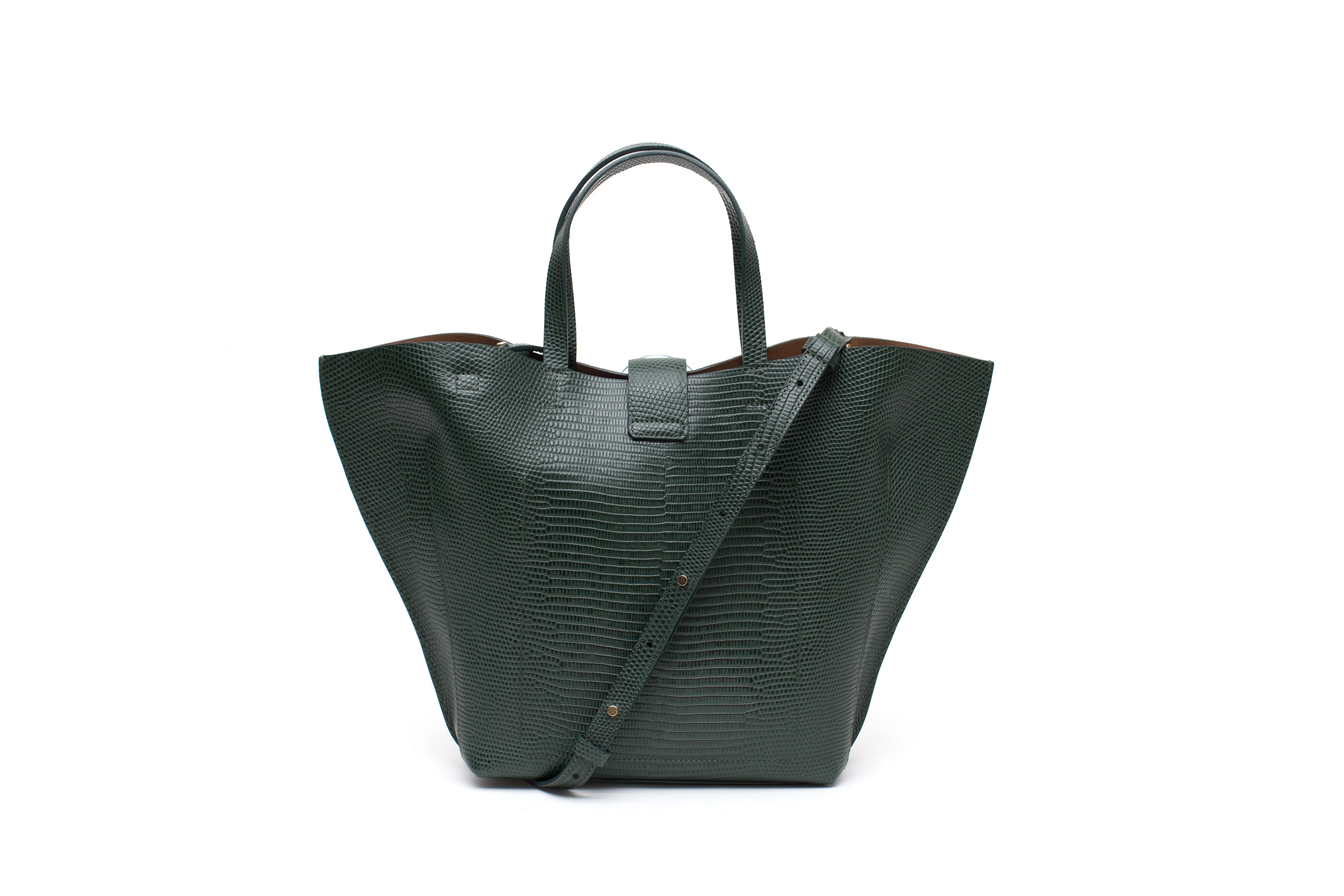 Nº50 Shell Tote - Pine Lizard