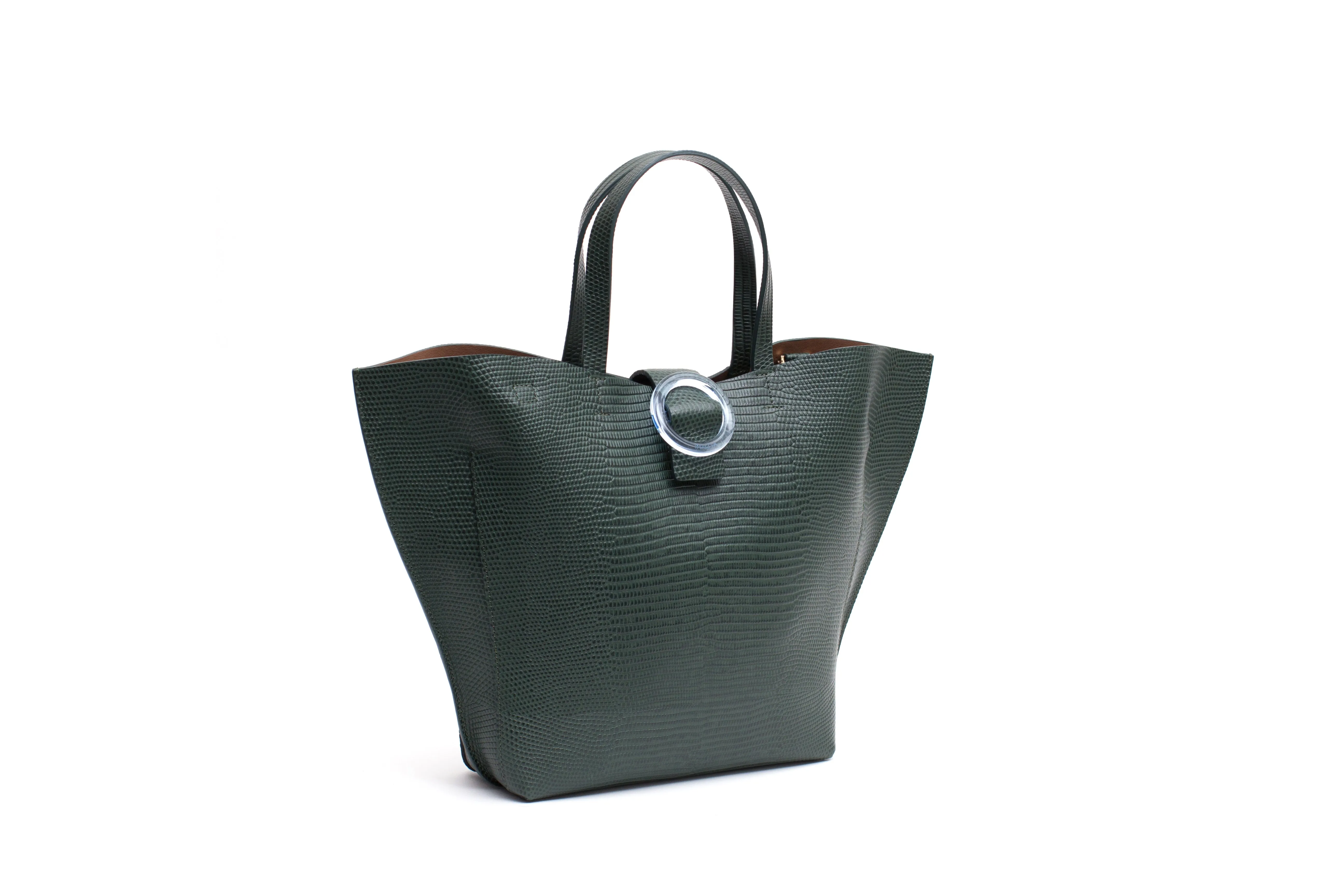 Nº50 Shell Tote - Pine Lizard