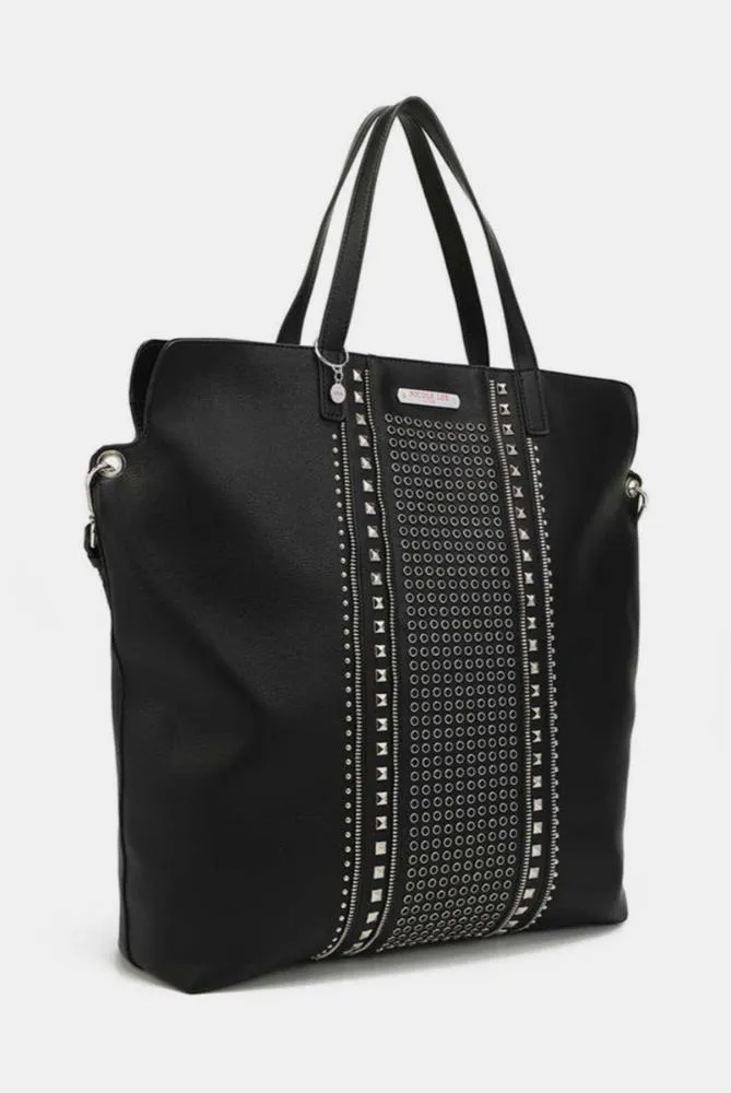 Nicole Lee USA Studded Large Tote Bag