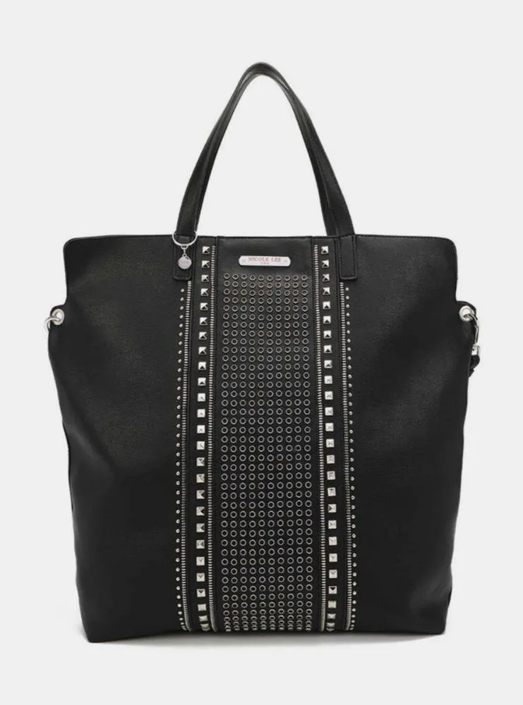 Nicole Lee USA Studded Large Tote Bag