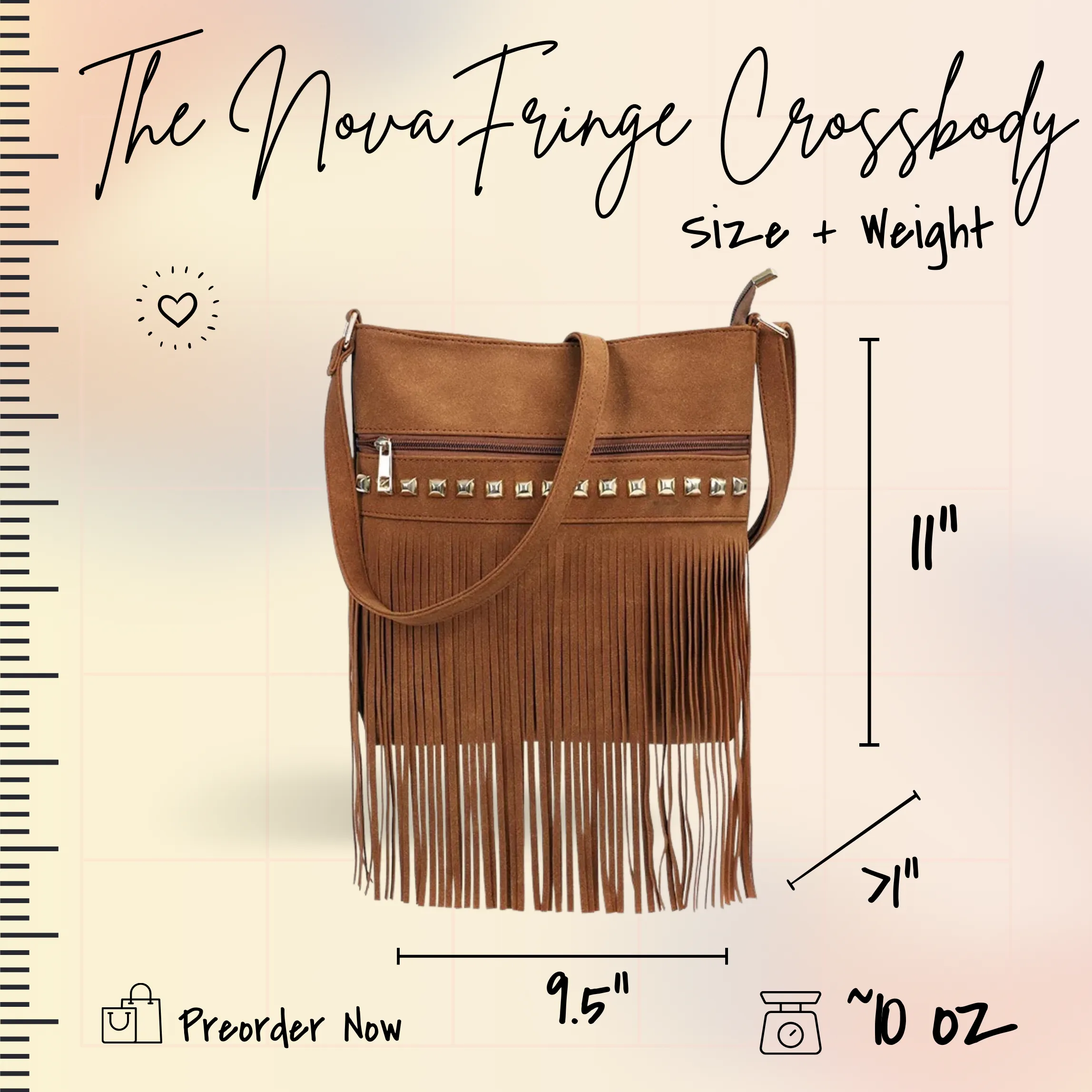 Nova - Fringe Crossbody