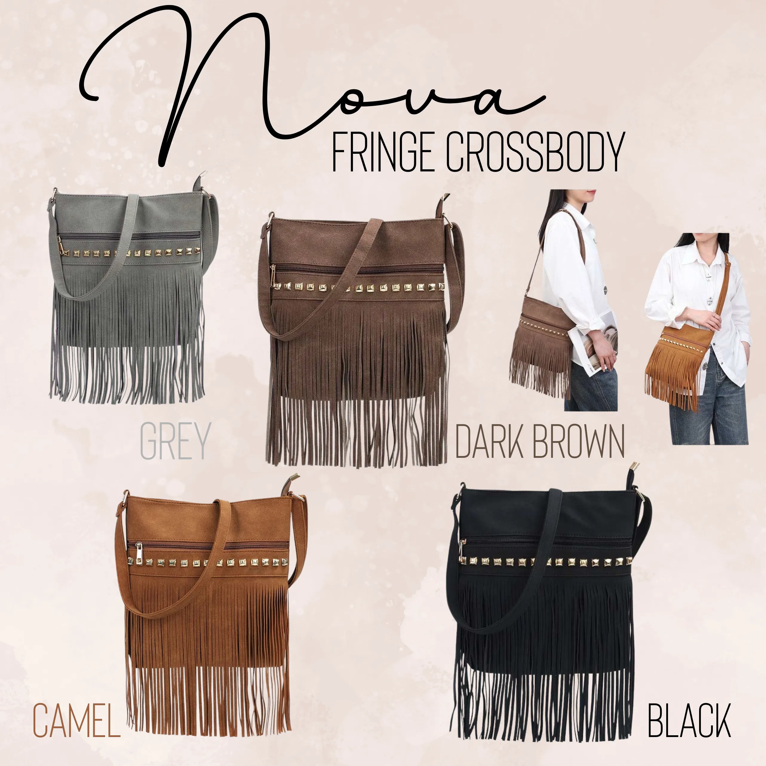 Nova - Fringe Crossbody
