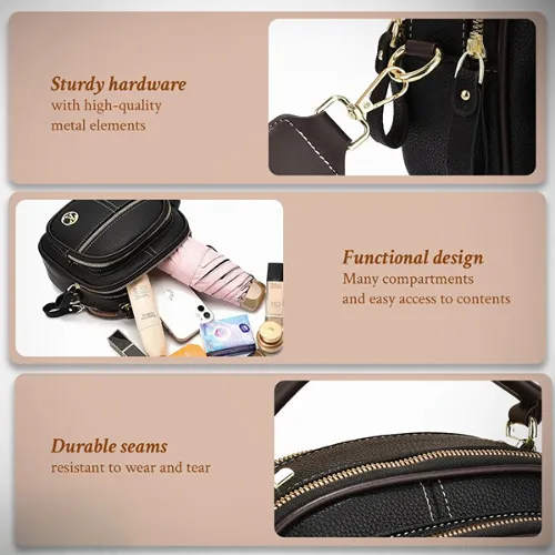 Noverra’s City Poise | Elegant Compact Bag with Shoulder Strap