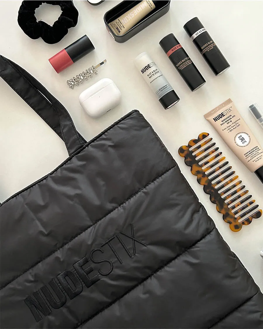 Nude Puff Tote