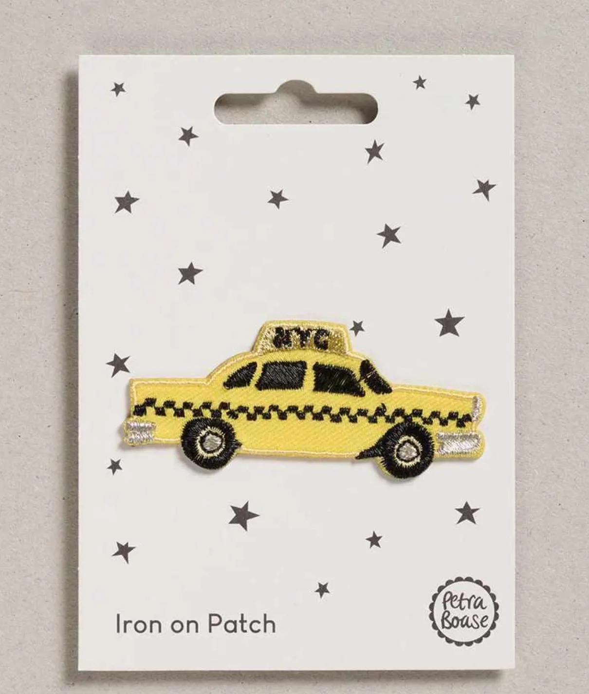 NYC Taxi Iron On Patch