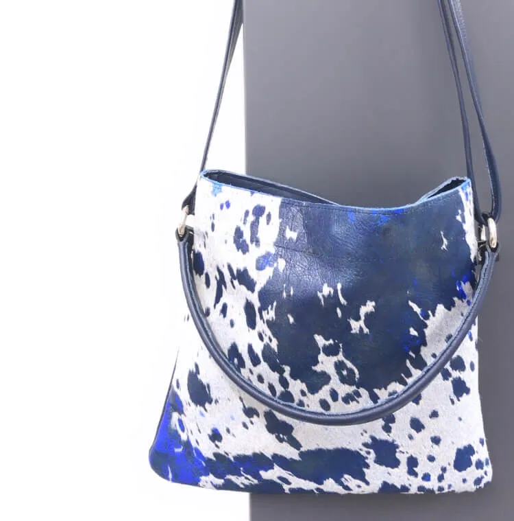 Owen Barry Iggy Leather Bag - Royal Acido French Blue