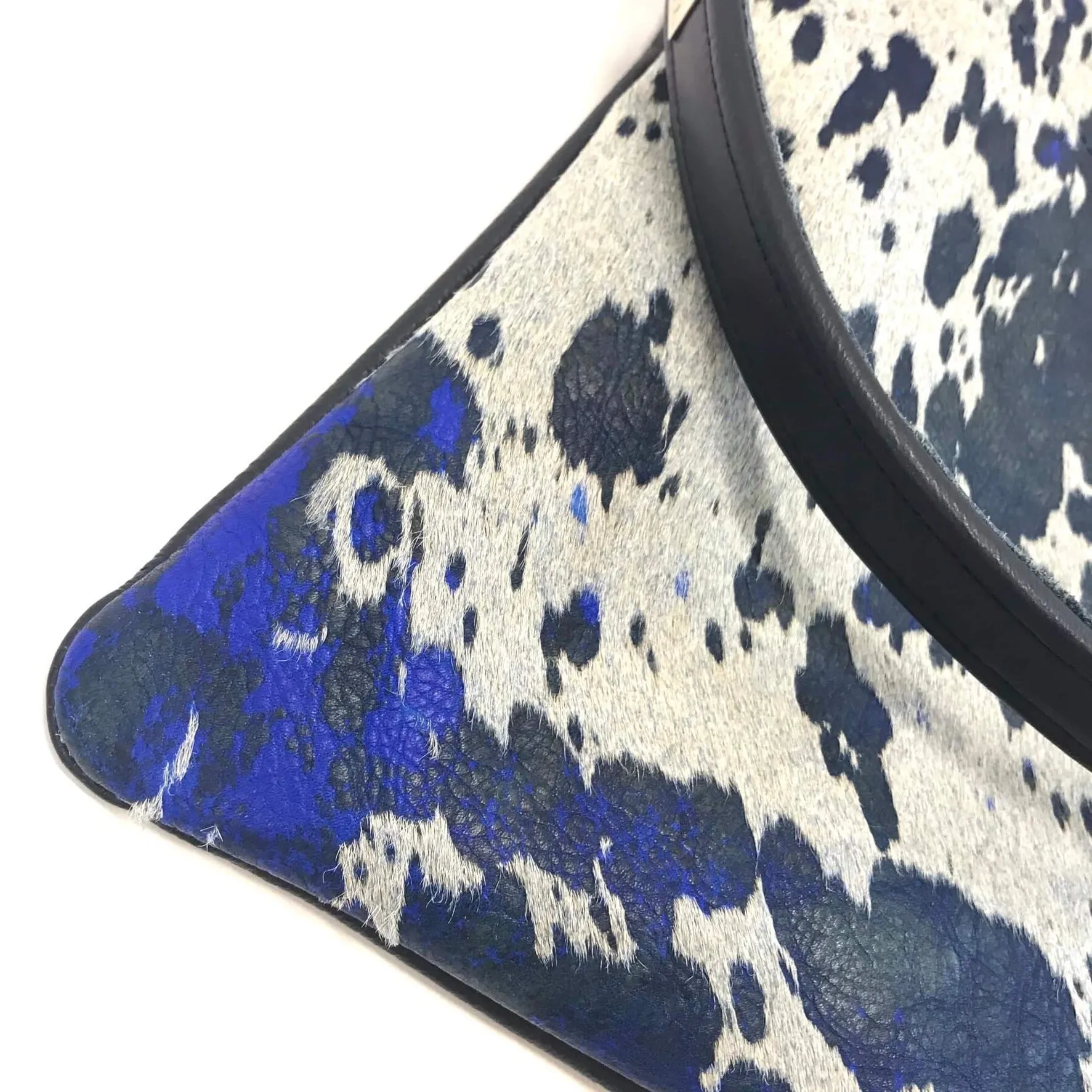 Owen Barry Iggy Leather Bag - Royal Acido French Blue