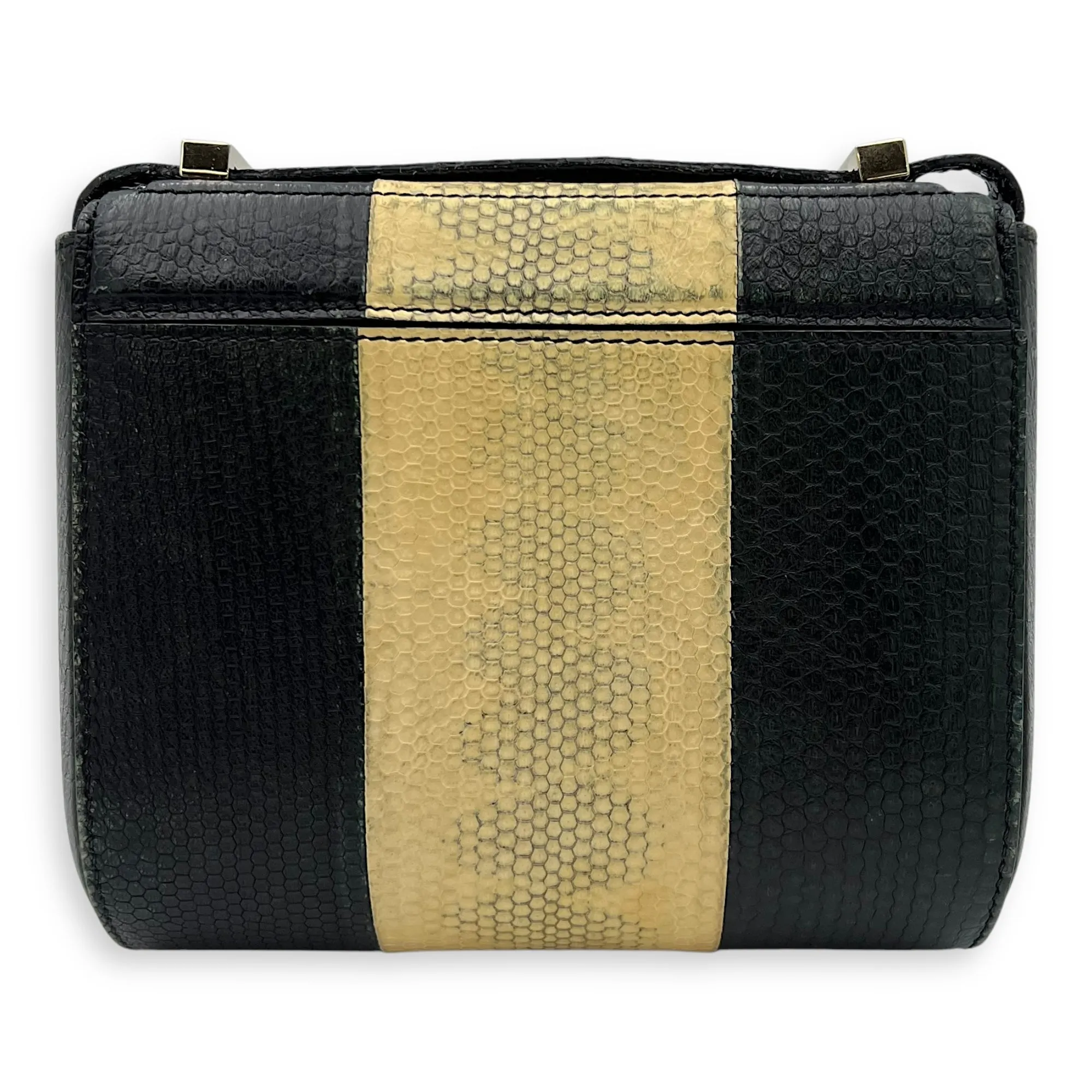 Pandora Box Crossbody Bag Multi-colour in Python Leather, Silver hardware