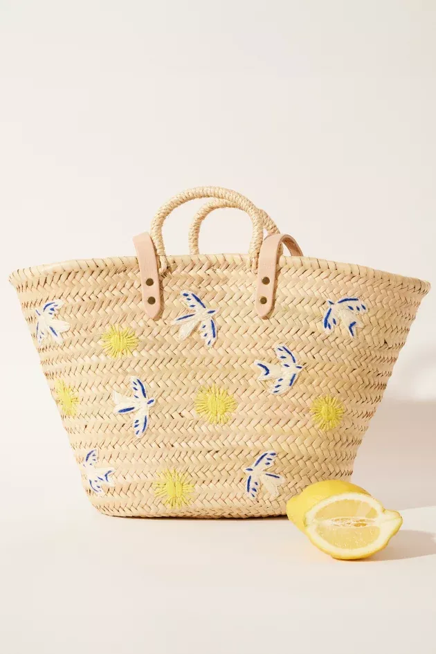 PANIER BIRDY BASKET BAG - BLEU