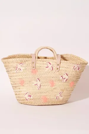 PANIER BIRDY BASKET BAG - ROSE