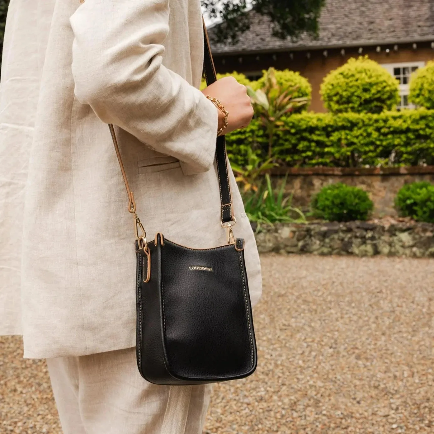 Parker Phone Crossbody Bag - Black