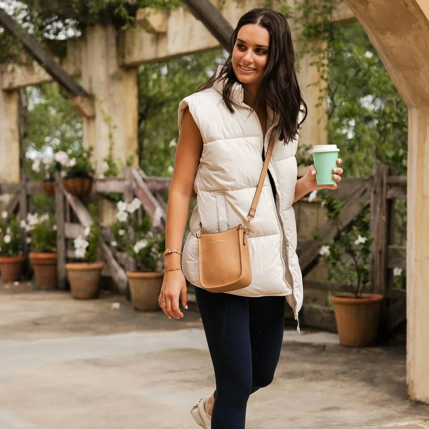 Parker Phone Crossbody Bag - Camel