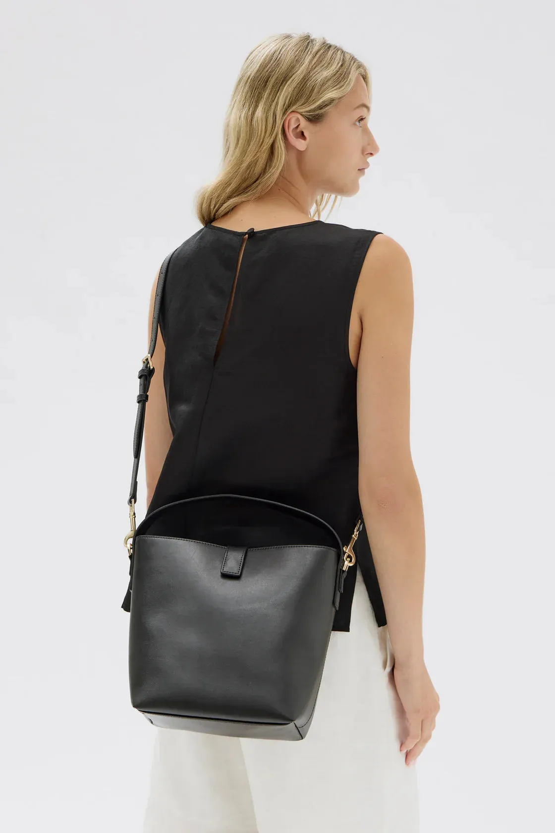 Penny Bucket Bag - Black
