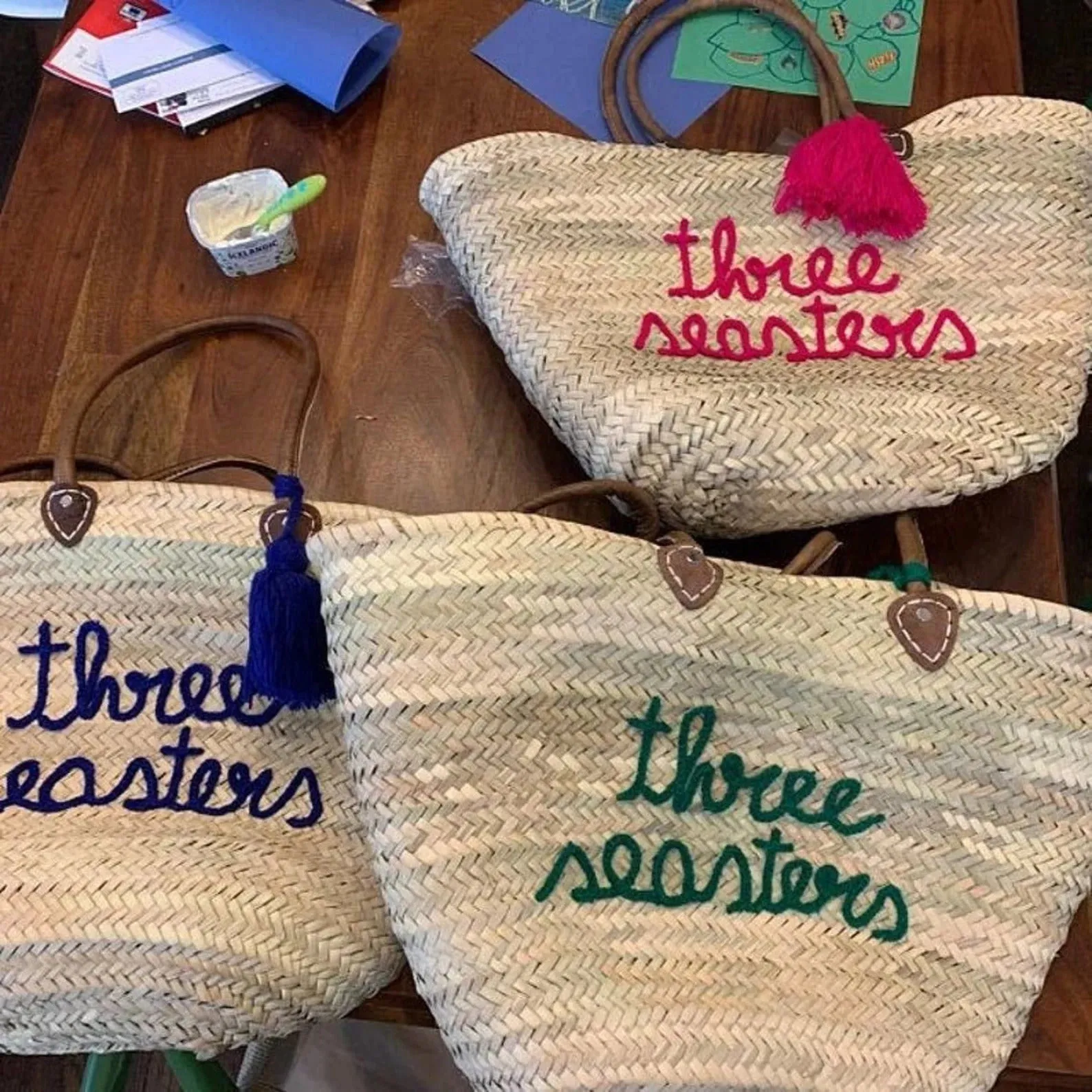 Personalized straw moroccan basket,bridal shower bags,personalized straw bags,custom beach bag,straw tote,embroidered bags