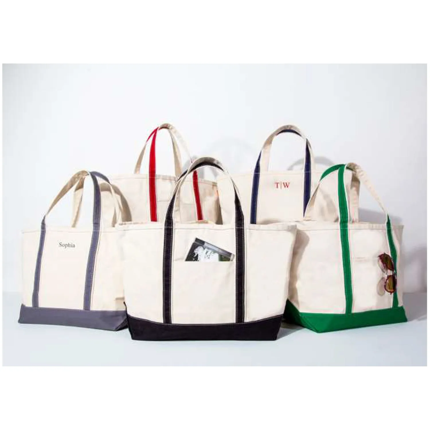 Phi Delta Epsilon Large Canvas Boat Tote