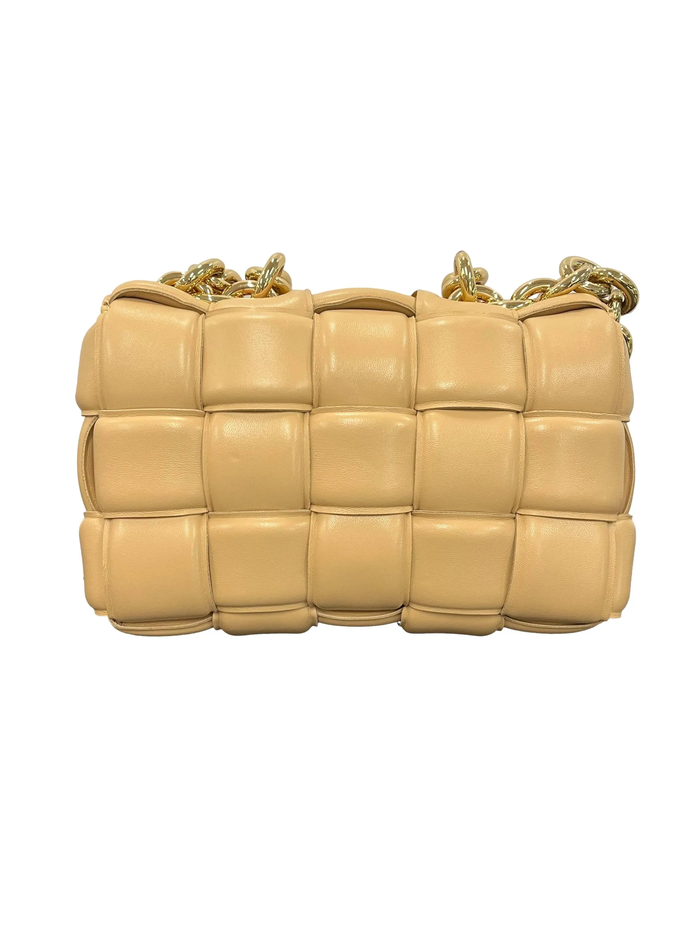 Porridge Gold Chain Cassette Bag