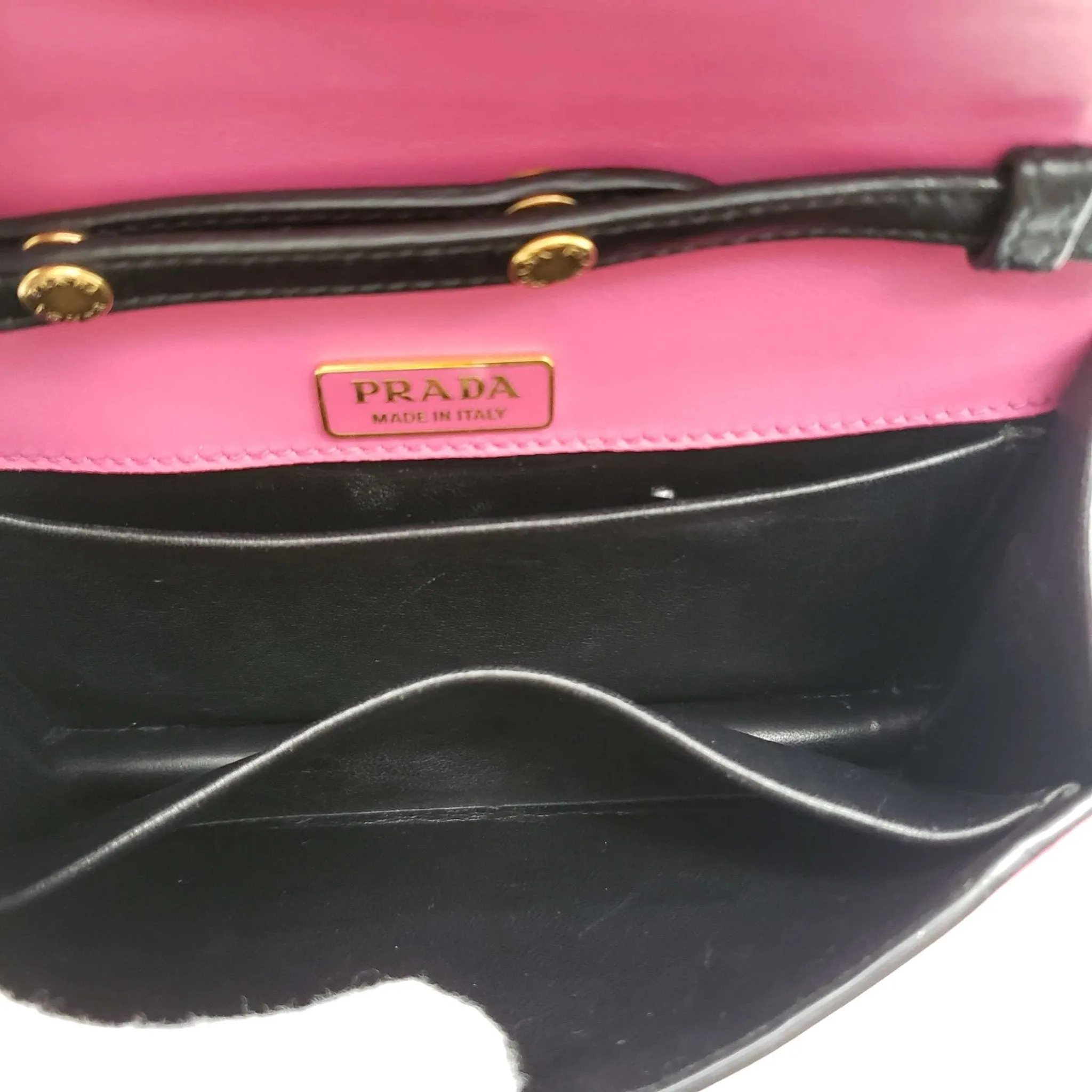 Prada Cahier Leather  Shoulder Bag