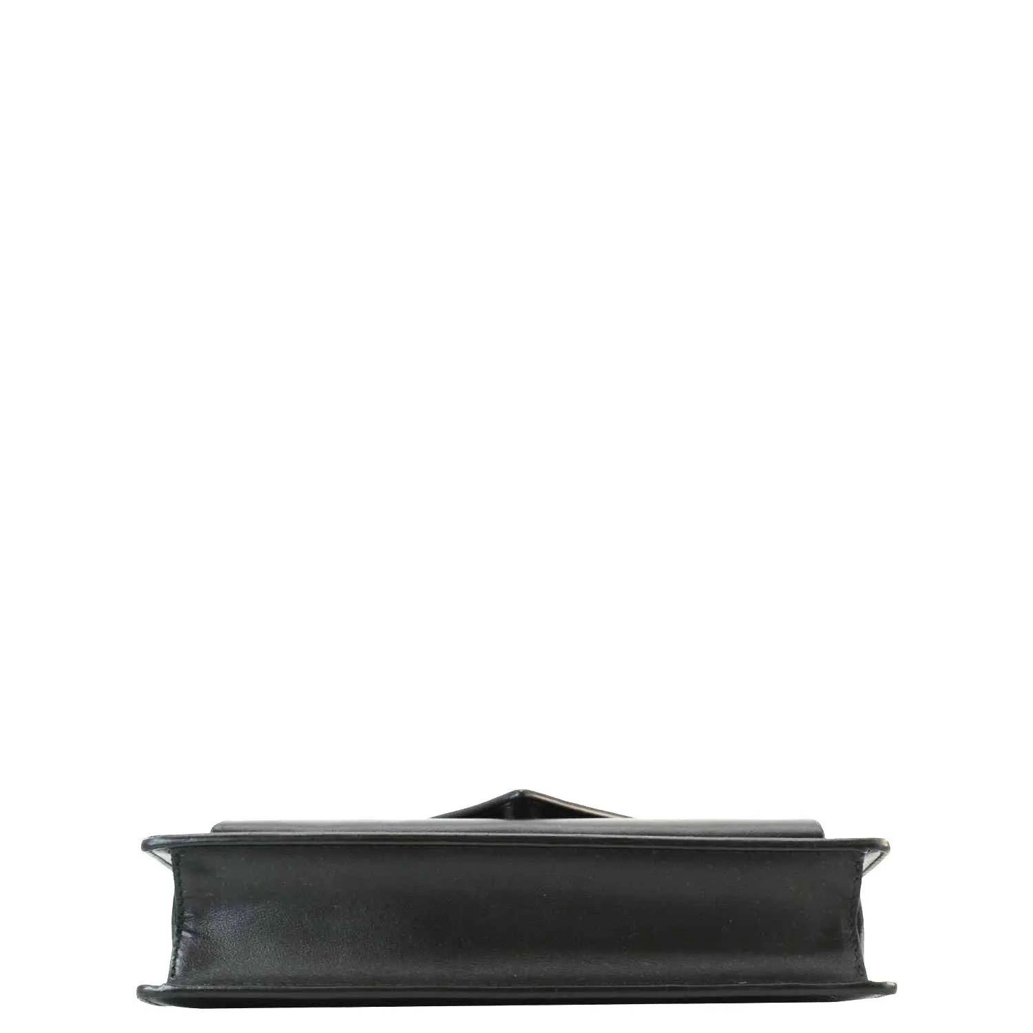 PRADA City Envelope Mini Saffiano Leather Crossbody Bag Black