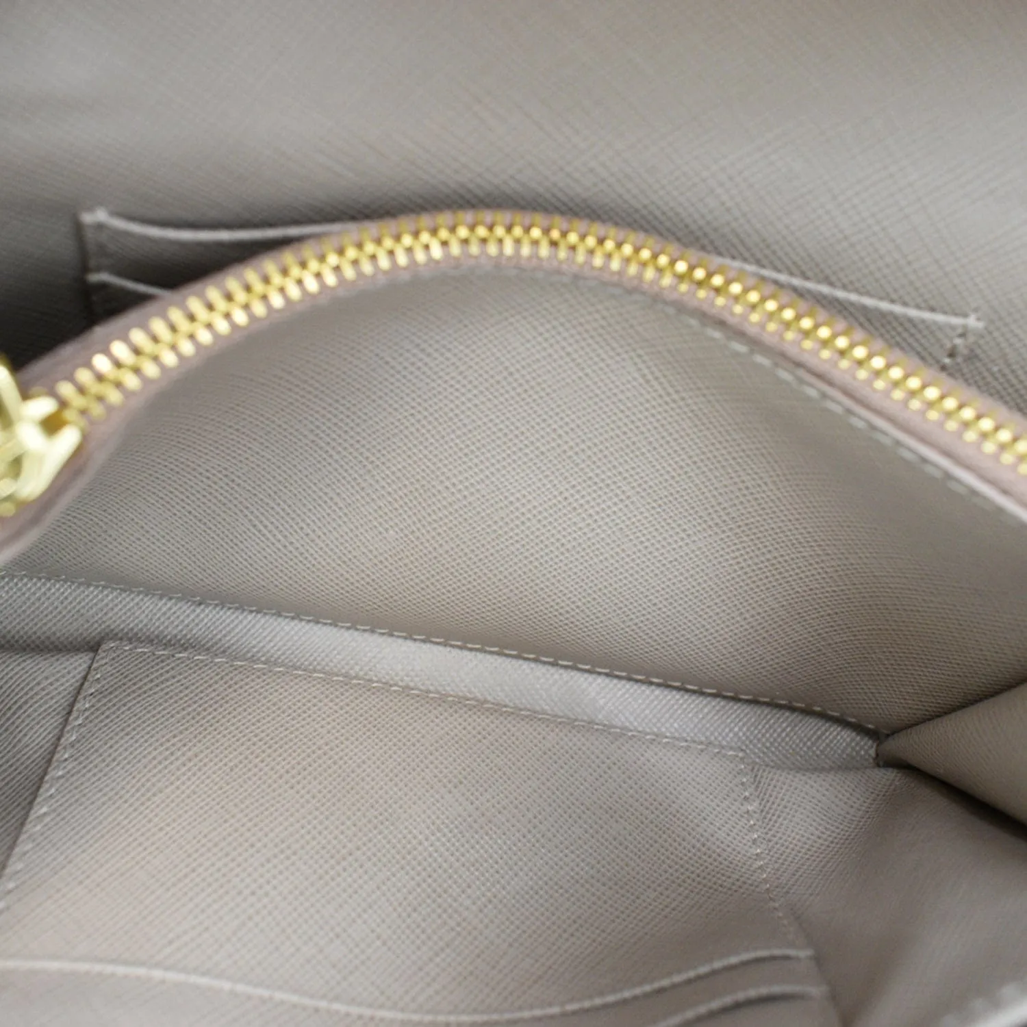 PRADA Mini Saffiano Leather Strap Crossbody Bag Natural