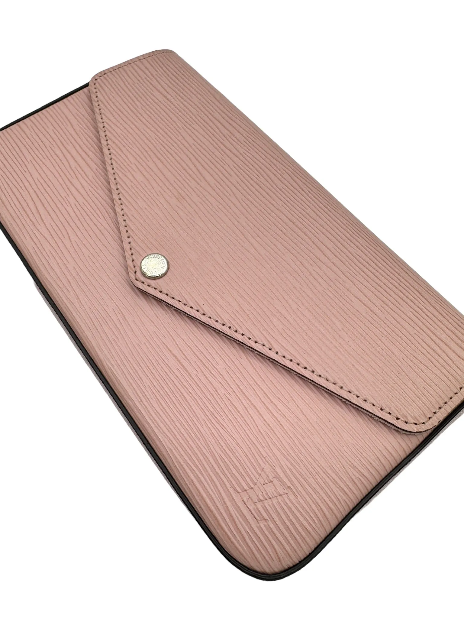 PRE-OWNED LV Felicie Pochette Epi Pink Leather Crossbody Bag