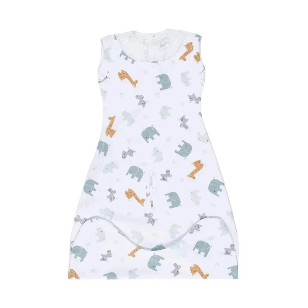Purflo Cuddle To Sleep Bag 0.5 TOG 3-12 Months - Animal Safari (2 Pack)