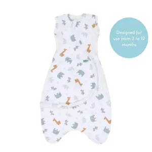 Purflo Cuddle To Sleep Bag 0.5 TOG 3-12 Months - Animal Safari