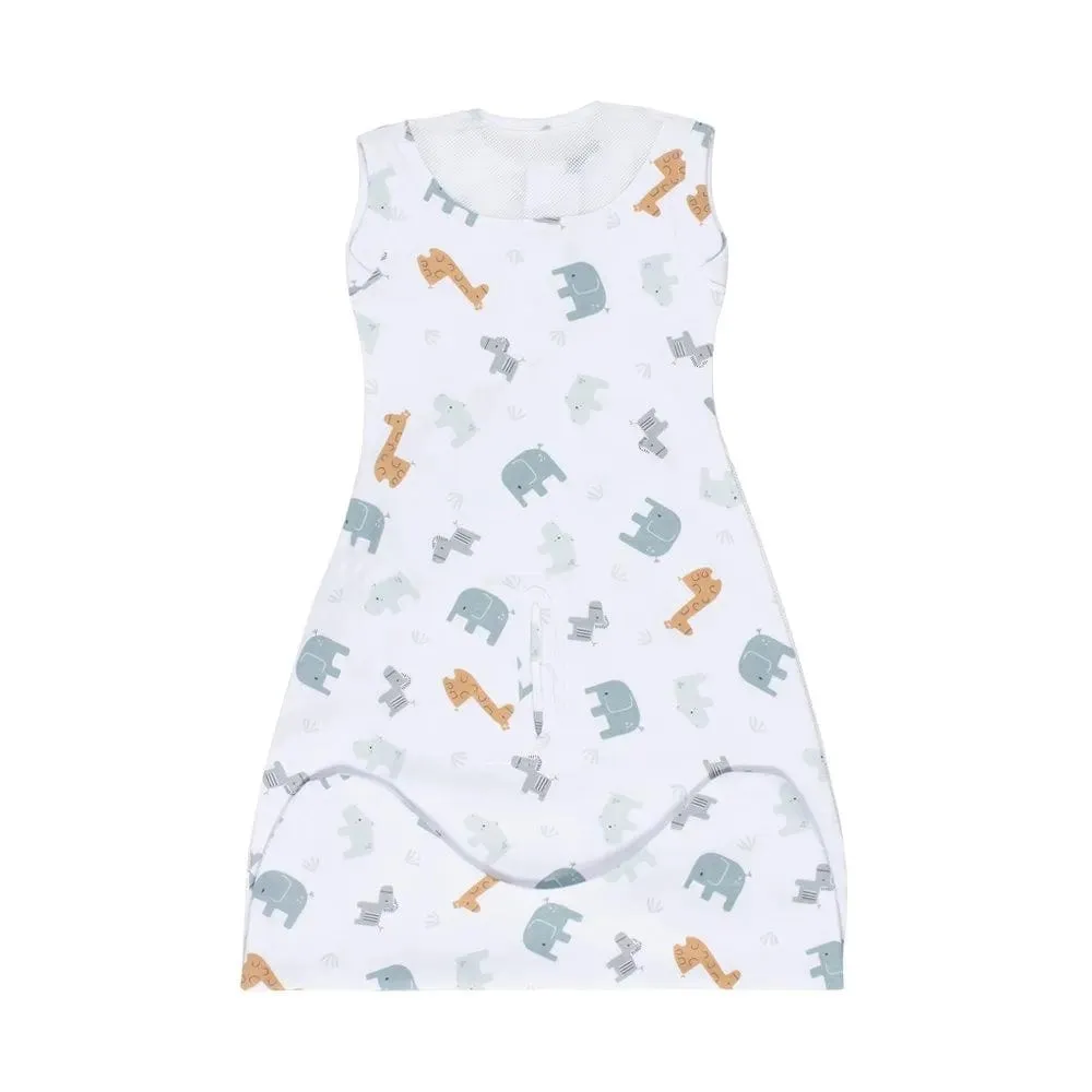 Purflo Cuddle To Sleep Bag 0.5 TOG 3-12 Months - Animal Safari