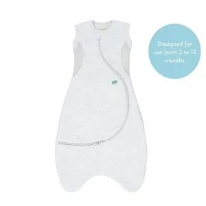 Purflo Cuddle To Sleep Bag 2.5 TOG 3-12 Months - Minimal Grey (2 Pack)
