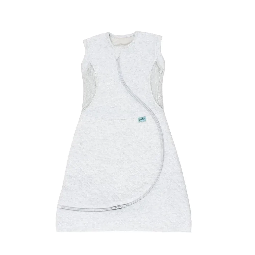 Purflo Cuddle To Sleep Bag 2.5 TOG 3-12 Months - Minimal Grey (2 Pack)
