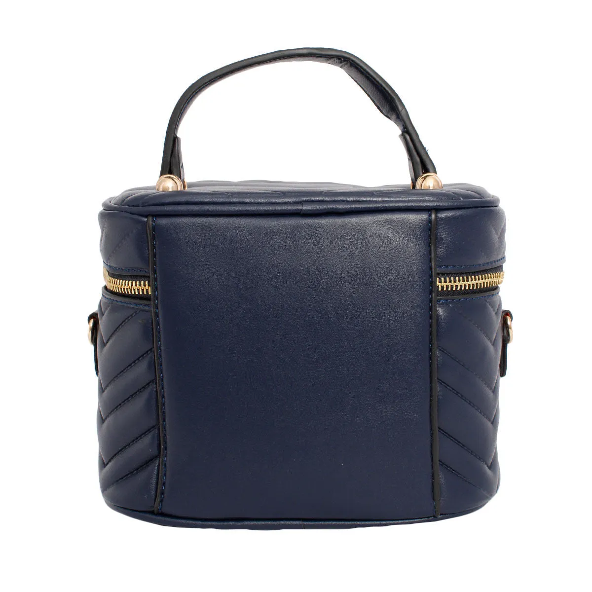Purse Blue Vanity Case Crossbody