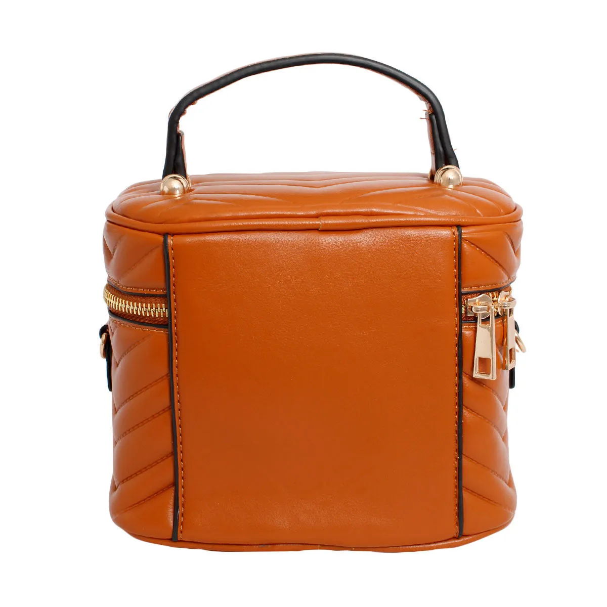 Purse Camel Vanity Case Crossbody