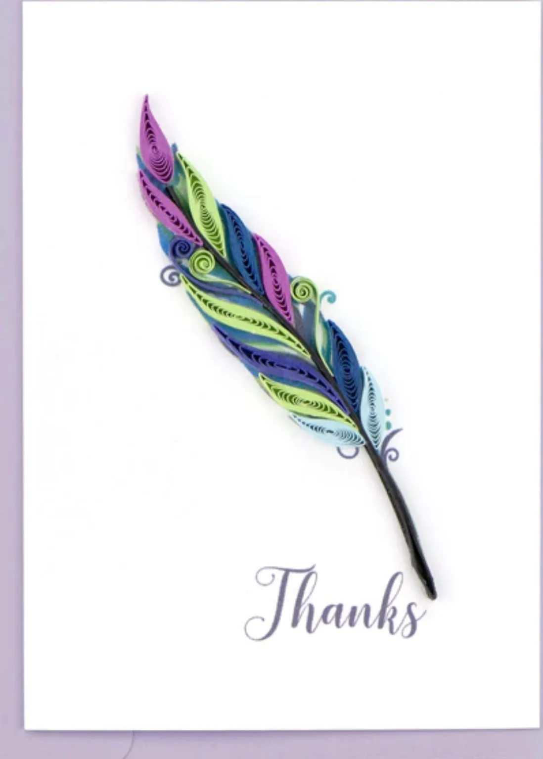 Quilled Gift Enclosure Mini Card