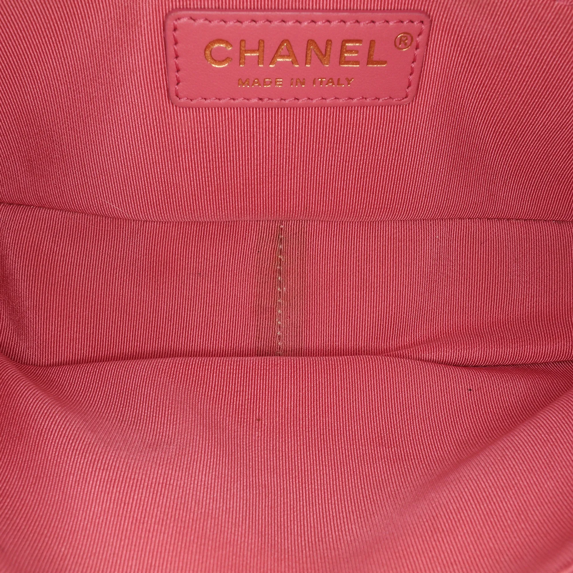 Quilted Calfskin Straight Lined Flap